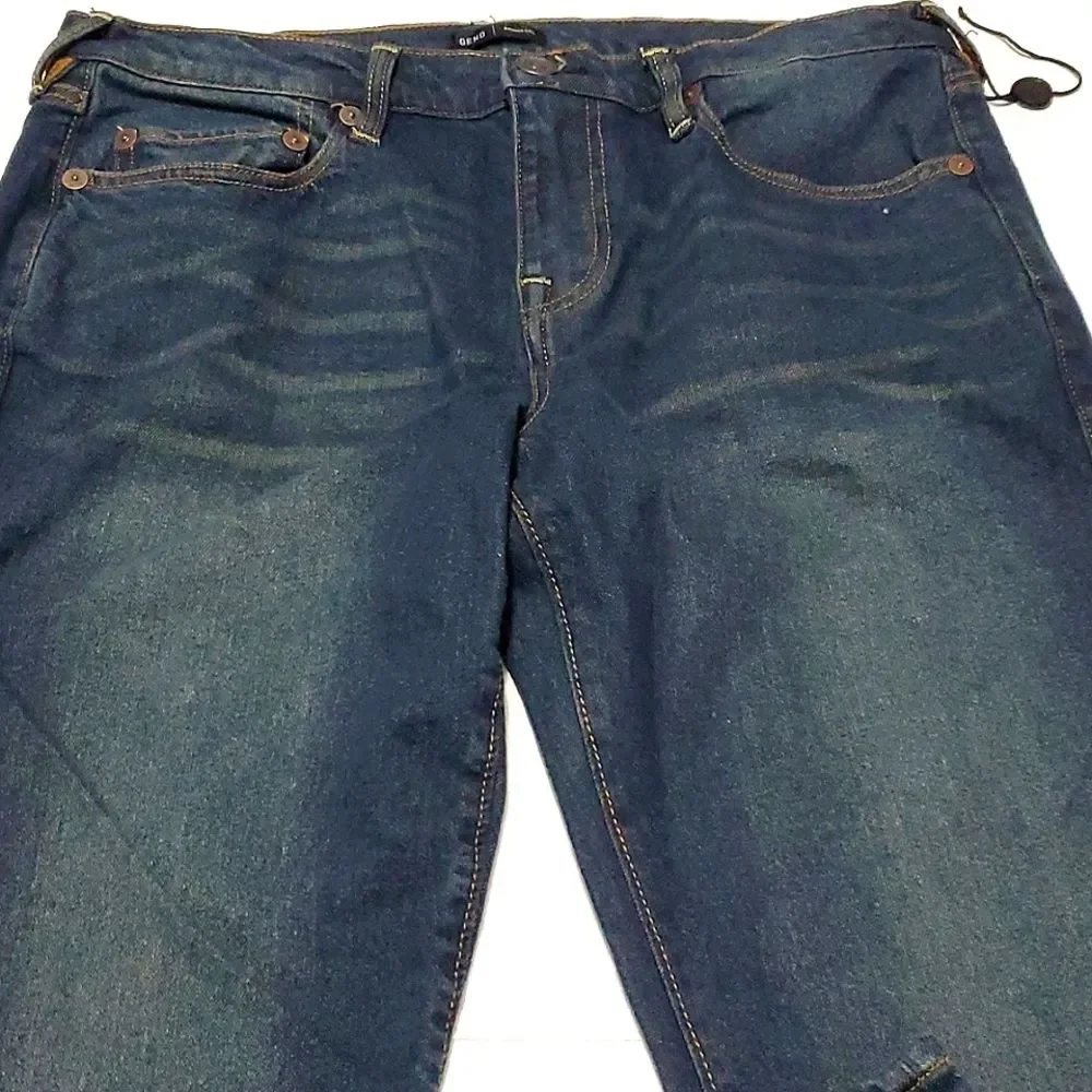 NEW True Religion Geno Relax Slim Dark Wash Straight Leg Jeans 32W